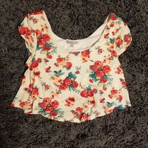 Floral crop top